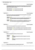 PSYC 3003 WEEK 1 TEST – QUESTION AND ANSWERS