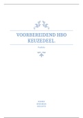 Portfolio Keuzedeel Voorbereidend HBO