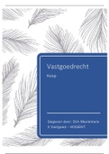 Samenvatting_Vastgoedrecht_Koop_Dirk Meulemans_2019-2020