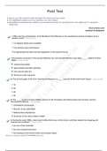 SEJPME I Post Test /SEJPME I Post Test: LATEST |100% CORRECT