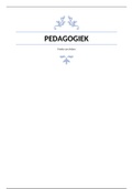 Pedagogiek samenvatting social work