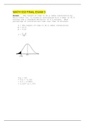 MATH 533 FINAL EXAM 3