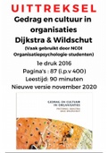 NCOI Gedrag en Cultuur in Organisaties (DOC 1) Geslaagde module 2023 (DOC 2) 30 tentamenvragen (DOC 3) Uittreksel Dijkstra 