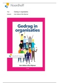 De officiële samenvatting van Noordhoff voor Gedrag in organisaties