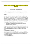 HRM 546 WEEK 1 ADVISORY MEMO EMPLOYMENT ISSUES (2020 -2021) / HRM546 WEEK 1 ADVISORY MEMO EMPLOYMENT ISSUES (2020 -2021) | LATEST:UNIVERSITY OF PHOENIX (100% SATISFACTIONS)