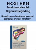 NCOI geslaagde module HRM Gedrag in organisaties met feedback