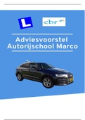 Financieel rijbewijs adviesvoorstel autorijschool 