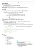 MATERNAL C NUR 2633 - Final Exam Study Guide.