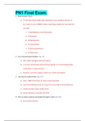 PN 1 Final Exam study guide_Latest complete A+ guide.