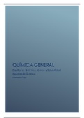 Equilibrio Químico y Equilibrios Iónicos: ácido-base y solubilidad