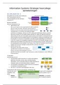 Volledige samenvatting Information Systems Strategy (alle hoorcollege informatie)