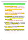 NR 601 POSSIBLE QUESTIONS SET WITH ANSWER / NR601 POSSIBLE QUESTIONS SET WITH ANSWER: 100% CORRECT,CHAMBERLAIN COLLEGE OF NURSING