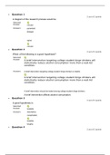 PSY 290 Midterm Exam Questions and Answers