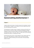 Samenvatting deeltentamen 1 Children's Thinking, ISBN: 9781506334356 Cognitieve Ontwikkeling