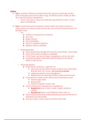 NUR 349 - Pediatric Test 3 Study Guide.