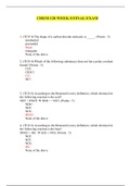  CHEM 120 Week 8 Final Exam (New, 2020, Version-3)/  CHEM120 Week 8 Final Exam (New, 2020, Version-3): 100% CORRECT,CHAMBERLAIN COLLEGE OF NURSING