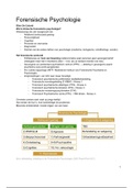 Samenvatting Inleiding In De Forensische Psychologie 2020/2021 