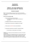 Geschiedenis Samenvatting Tijdvak 3 & 4 