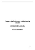 Lecture notes Computer Programming (CS1028), Think Python 2e, University of Aberdeen