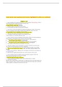 Exam mostly testes questions and Answers highlighted in yellow are confirmed