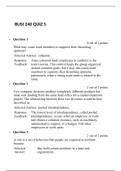 BUSI 240 Quiz 5--(New 10 Versions), BUSI 240 ORGANIZATIONAL BEHAVIOR, Verified correct answers