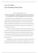 C12-Task 4:1Survey of U.S. History Task 4: The Making of Modern America   Task 4: The Making of Modern America A. Explain (suggested length of 2–3 paragraphs) the major causes of the Great Depression (e.g., economic policies, trade concerns, banking pract