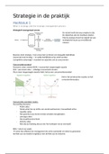 Samenvatting strategie in de praktijk H1 t/m H5 