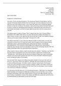 Global history assignment 2, The article “An Accelerating Divergence? The Revisionist Model of World History and the Question of Eurasian Military Parity: Data from East Asia” by Tonio Andrade 