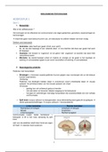 samenvatting biologische psychologie, hoofdstuk 1 t.e.m. 3