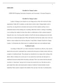 EDDD-8050 Checklist for Change Leaders EDDD-8050 Designing Curriculum, Instruction, and Assessment: A Systems Perspective  Checklist for Change Leaders Leaders of change are not afraid to try new things and see what will work best for their organization. 