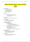 Study Guide Exam 2 new solution docs 