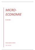 Micro-economie samenvatting 2019-2020