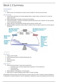 Block 1.3 Regulation and Integration- Summary of cases 