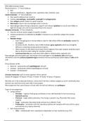 Summary  BHCS1006 - Infection and immunity