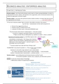 Summary of Business Analysis (KUL)