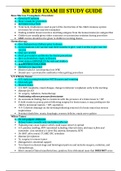 NR 328 EXAMS / NR328 PEDIATRIC PEDS STUDY GUIDE EXAM III LATEST REVIEW /NR 328 PEDIATRIC NURSING EXAM (2020/2021).