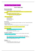 Chamberlain College of Nursing - NR 304 Final Study Guide - Exam 3 Study Guide  (A  guide)