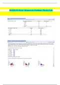 MATH 533 Week 1 Homework Problems (Mystat Lab).MATH 533 APPLIED MANAGERIAL STATISTICS