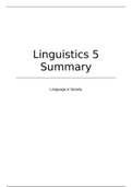 Summary - Van Herk's 'What is Sociolinguistics?'