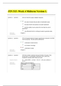 FIN 515 - Week 4 Midterm Version 1.