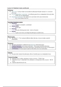 General Biology I - Lecture 18: Mendelian Genetics and Beyond