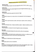 AQA A Level Chemistry: 3.16 Chromatography DETAILED NOTES