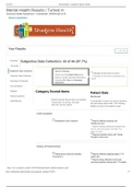 NR 509 SHADOW HEALTH Mental Health Results | Turned In_ Subjective data collection(Graded A+) VERIFIED