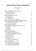 Samenvatting Praktisch Staatsrecht, COMPLEET, hoofdstuk 1 t/m 9, ISBN: 9789001899622  Staatsrecht