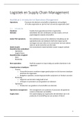 Samenvatting logistiek & Supply Chain Management (3e Bach)