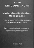 NCOI geslaagd Master Eindrapport Strategisch Management onderwijs 