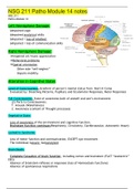 NSG 211 Patho Module 14 notes 