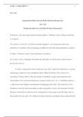 HCA 340   Organzational Behavorial and Public Relations Management HCA 340 Organization Behavior and Public Relations Management        Wrong font – the entire paper should be double sapced. ’s Wellness Center’s Mission Statement is as follows: Our missio