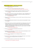 NR601 MidteNR601 Midterm Exam ( Version 1, 159 Q/A) / NR 601 Midterm Exam (Latest 2022/2023): Chamberlain College Of Nursing | 100 % VERIFIED ANQuestion: The percentage of the FVC expired in one second is: Question: The aging process causes what normal ph