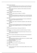 Thermal Physics - key words and definitions